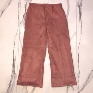 ZARA Cuffed Cropped Pants Size S